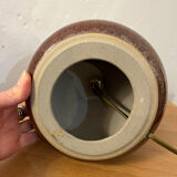 Vintage stoneware floor lamp