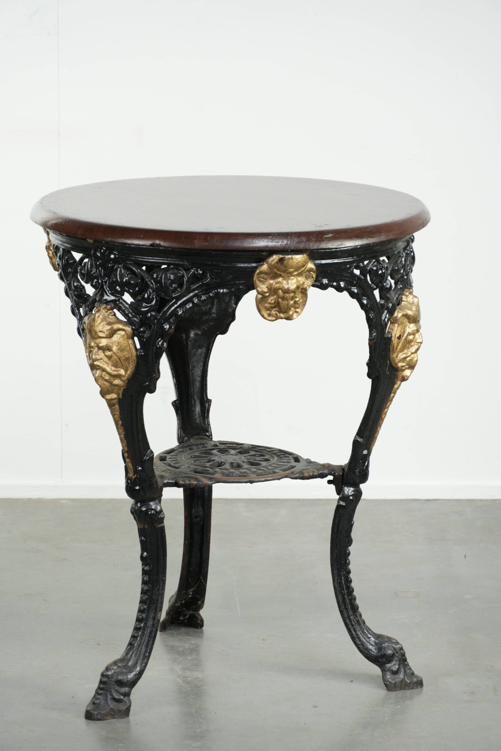 Antique English bistro/side table from the early 20th century