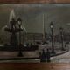 Oil 1950 Paris Night by Alberto Spadolini