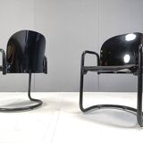 Tobia Scarpa Dialogo Dining Chairs, 1970s - Set of 9