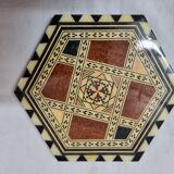 Bottle underwear, marquetry from 1980