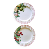 A pair of Italian slipware plates.