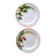 Duo d'assiettes italiennes en barbotine 
