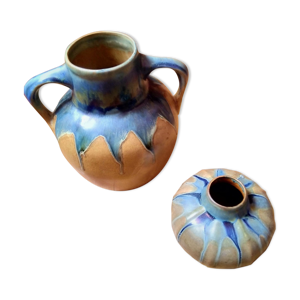 paire de vases grès