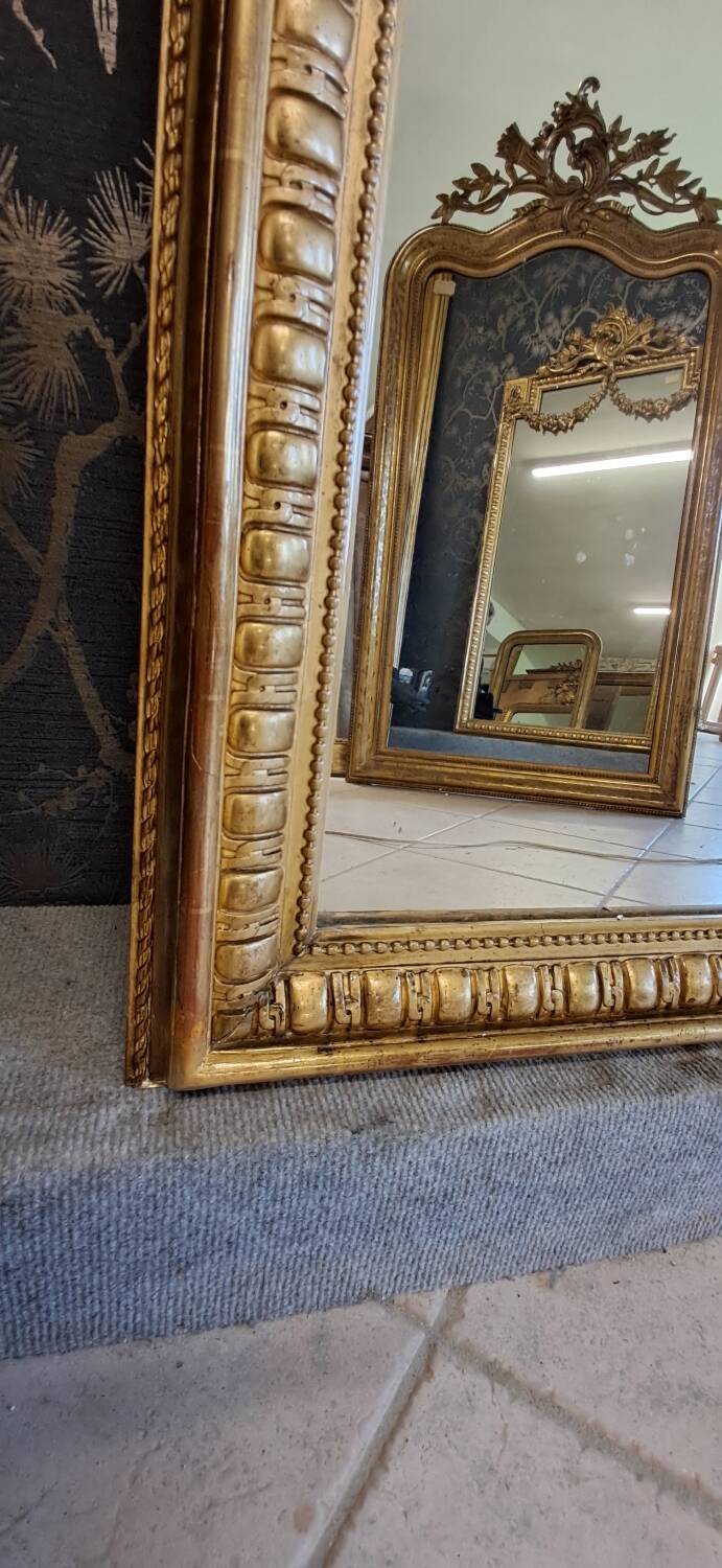 19th century mirror 175 x 92