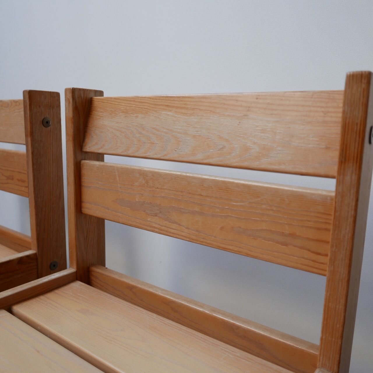 Pine swedish set of dining chairs