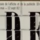 Vidal's poster published in lithograph in 1982 for the Musée de l'affiche et de la publicité