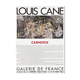 Louis Cane, Carniflex, signed poster