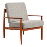 Fauteuil en teck par Grete Jalk pour France and Son, 1950s
