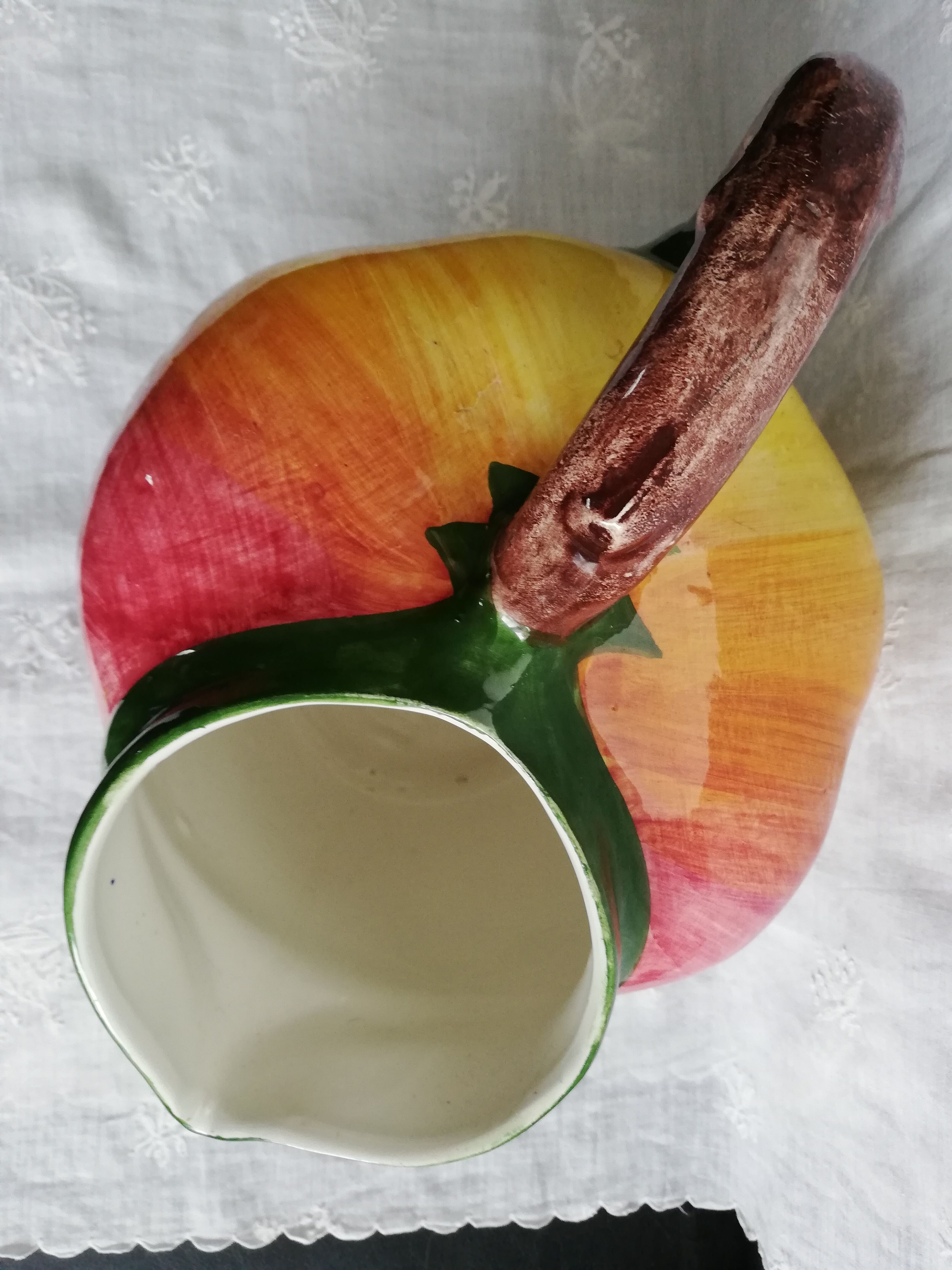 Large apple pitcher 3L ceramic slurry