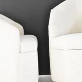 Pair of armchairs hexagonal shape year 70