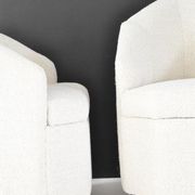 Paire de fauteuils forme hexagonale année 70