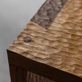 Hand-carved oak console table, France, early 21st century