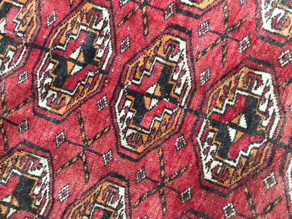 Tapis turkmen afghan fait main 98x178 cm