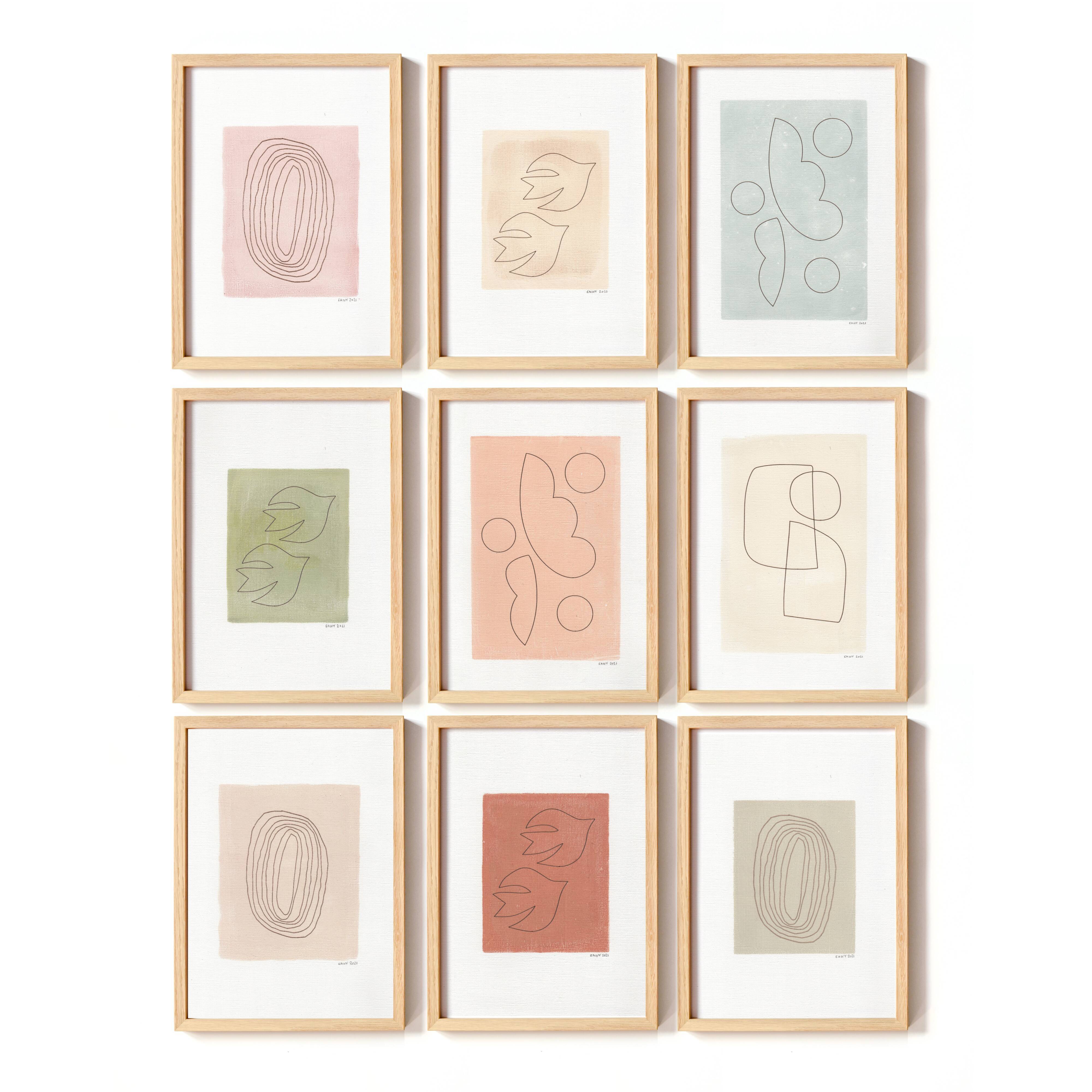 Painting and illustration on paper • T515 • signed Eawy