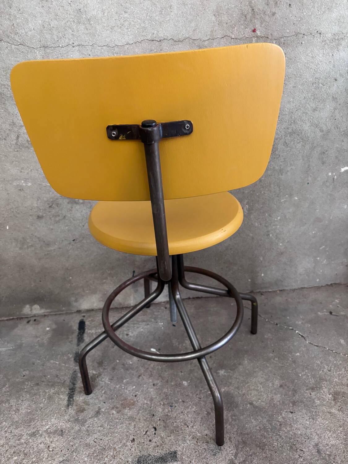 Authentic workshop chair modernised