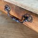 Solid pine dining farmhouse table with 2 drawers 1950 160x69x74cm