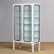 Glass & Iron Medical Cabinet, 1970s