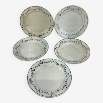 5 Old flat plates Badonviller france