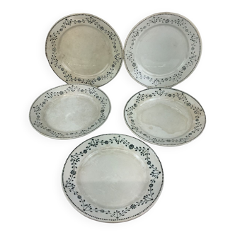 5 Old flat plates Badonviller france