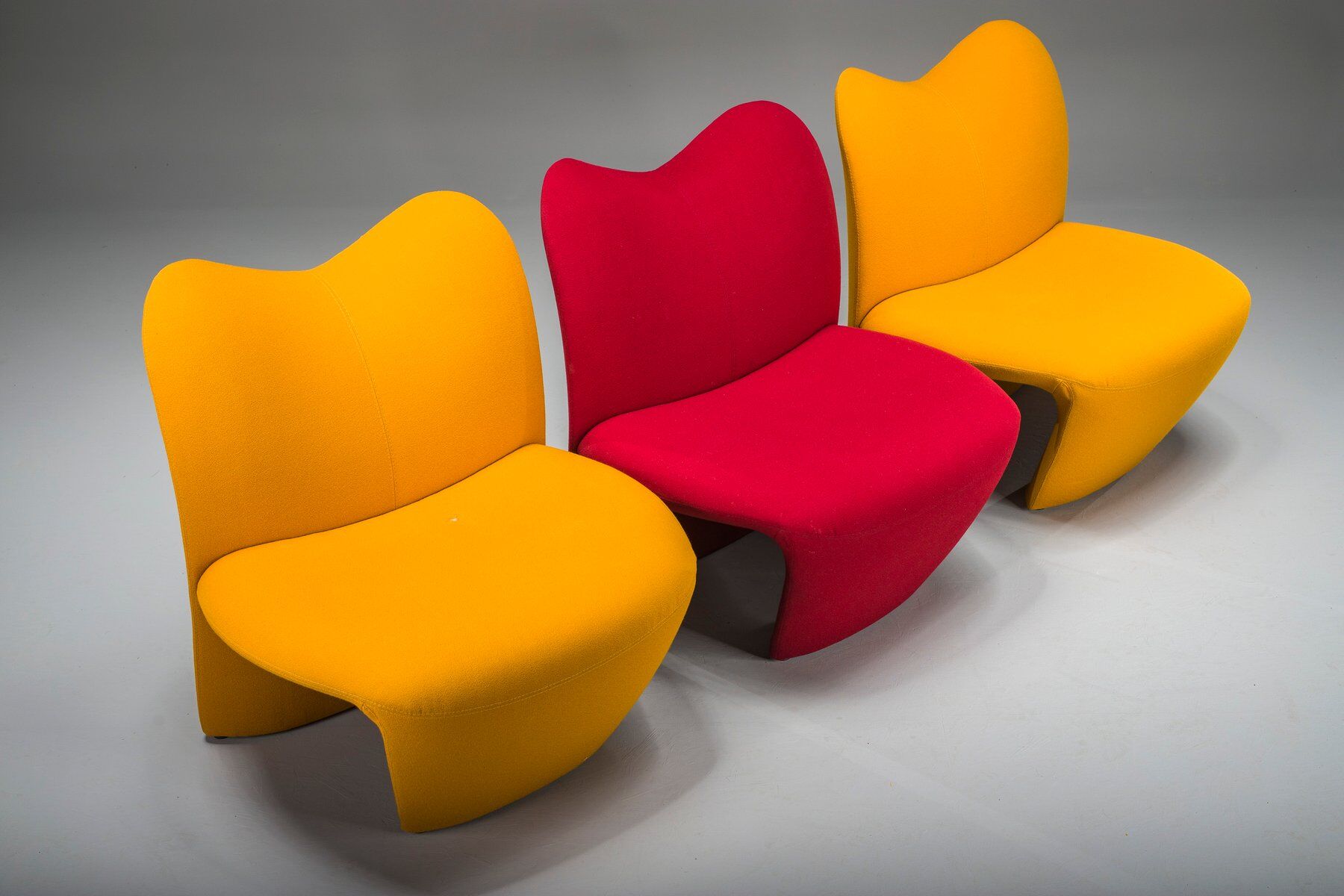 Multipla lounge chairs by Dillon & Wheeler for Kron Design, 1990s, set of 3