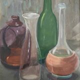 Tableau huile sur toile « transparences »