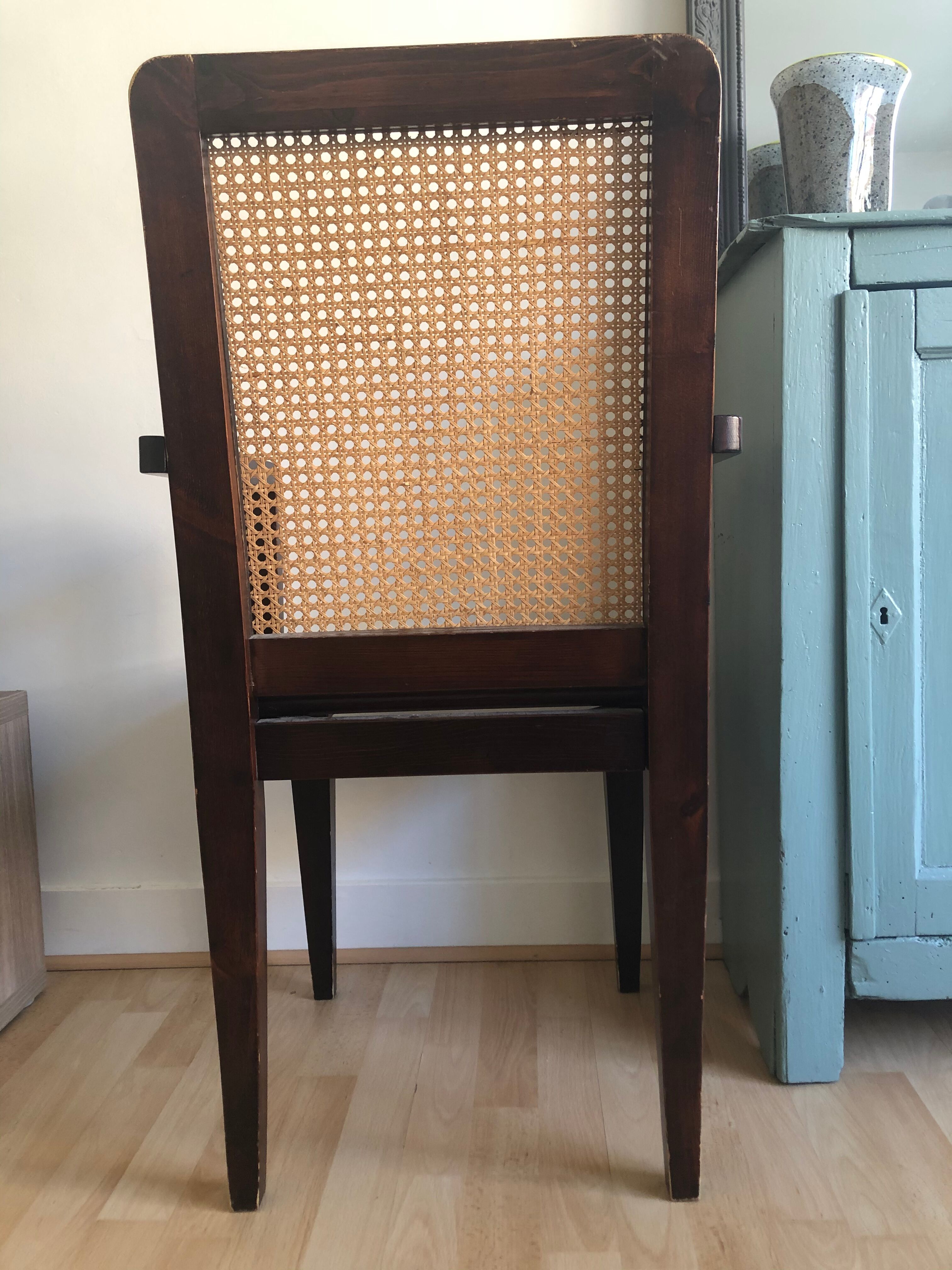 Fauteuil vintage cannage