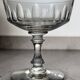 7 coupes à champagne en cristal 1950's