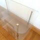 Brass and glass coffee table in Jansen style circa 1960.