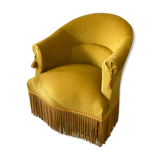 Velvet toad armchair