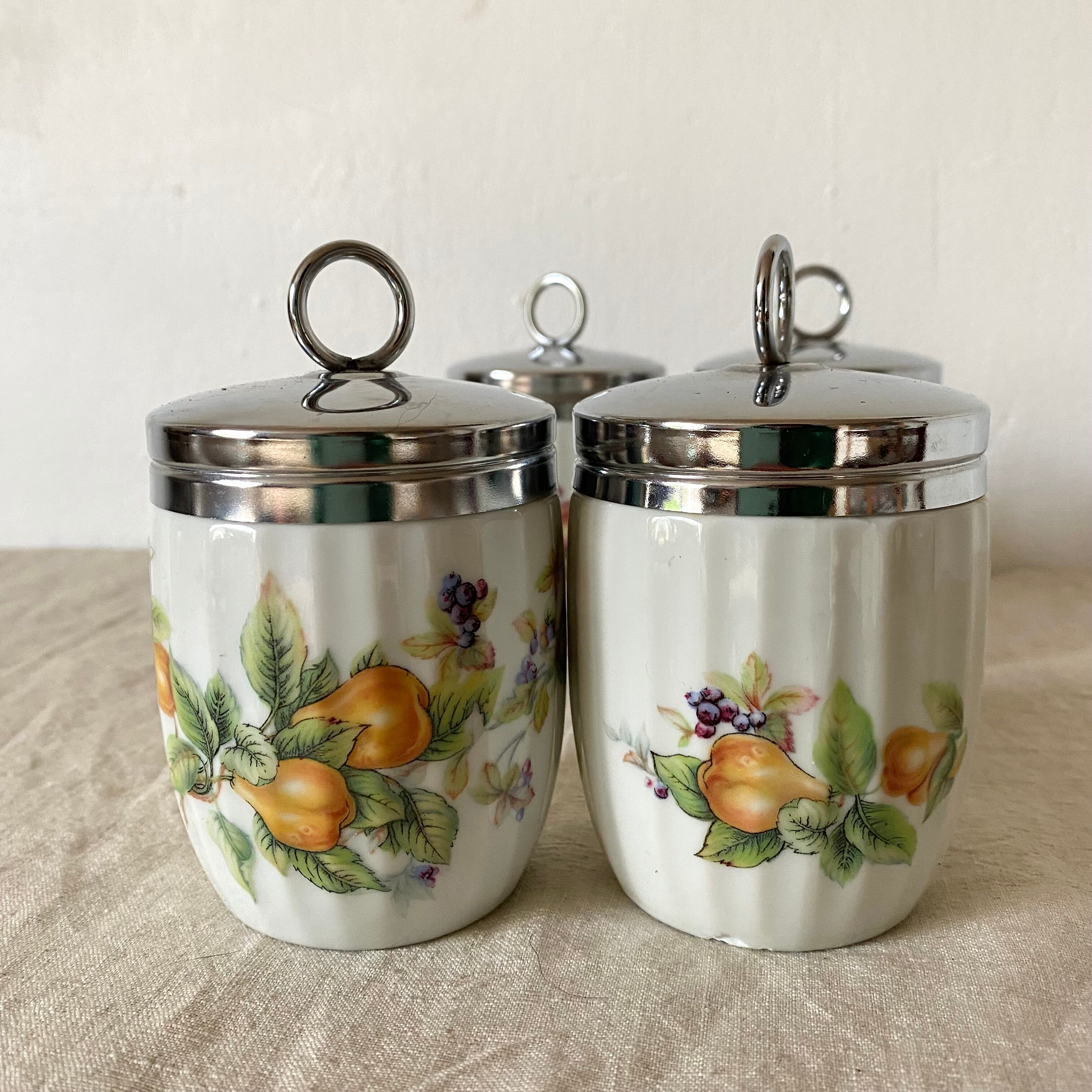 English porcelain pots windsor cooked-eggs