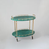 Bar cart by Aldo Tura, Italy, 1970s.