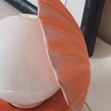 Vintage ceramic shell lamp