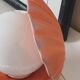 Vintage ceramic seashell lamp