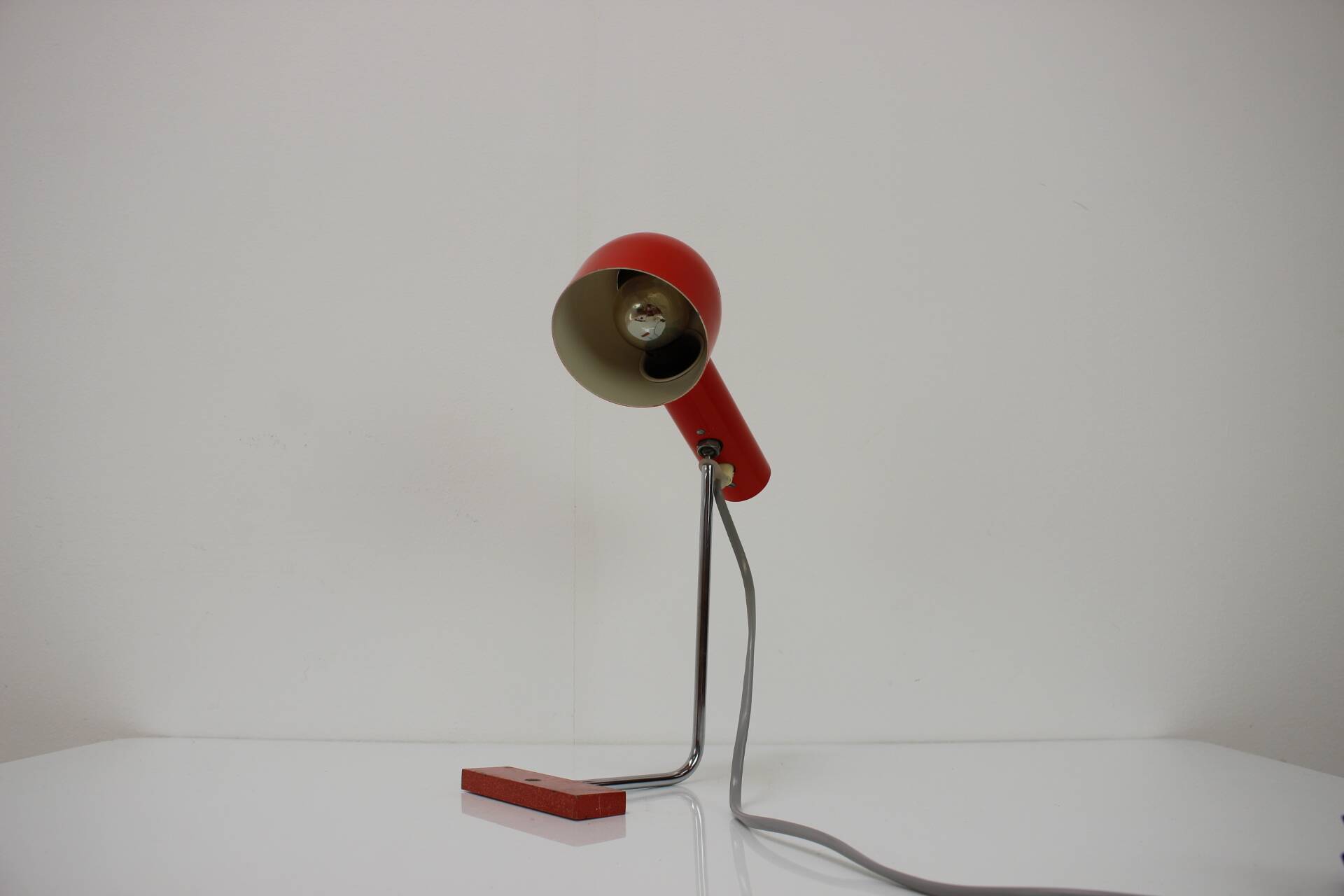Rare Adjustable Table Lamp by Napako, 1960's, Czechoslovakia