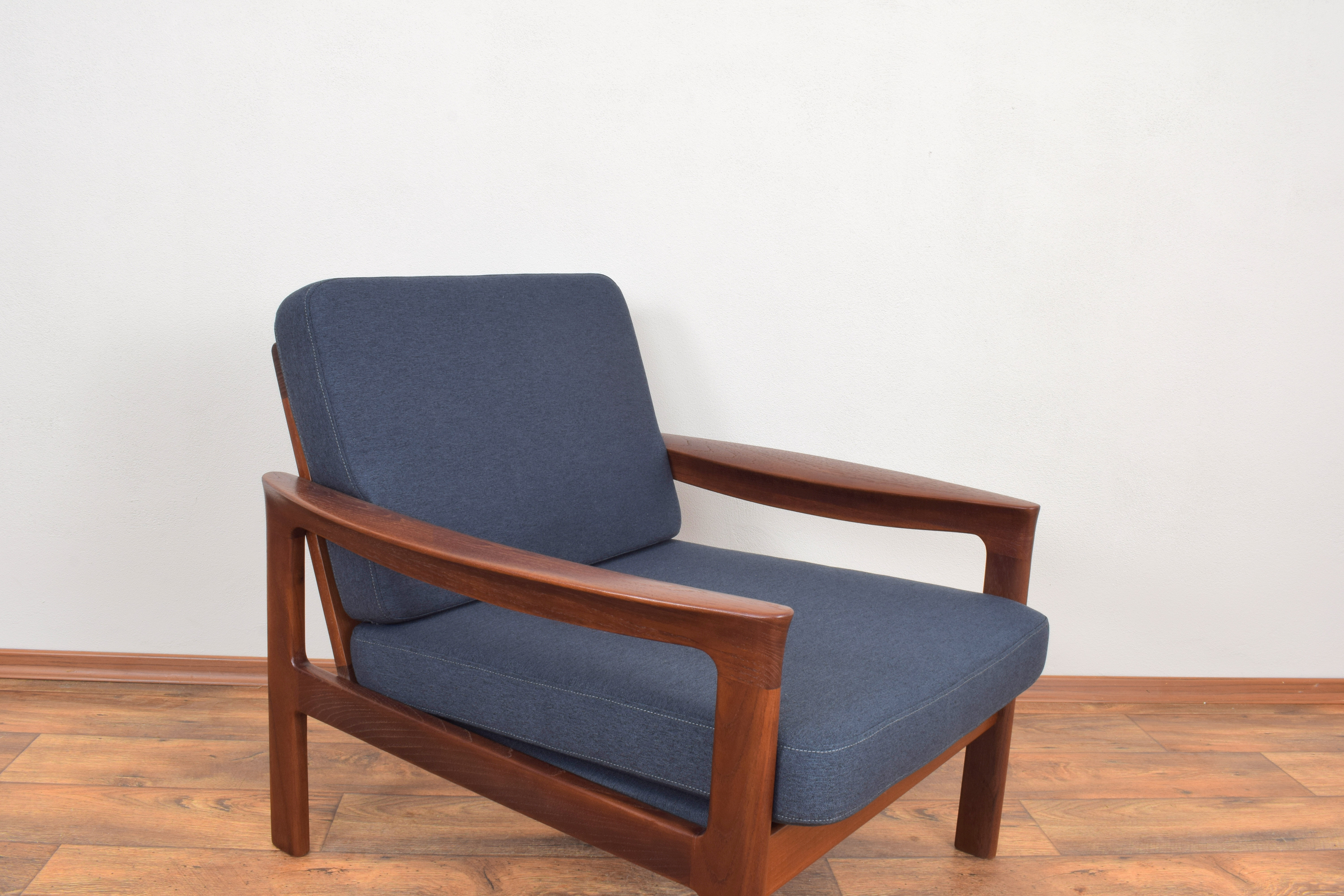 Danish Teak Armchairs by Arne Vodder for Komfort, Set of 2