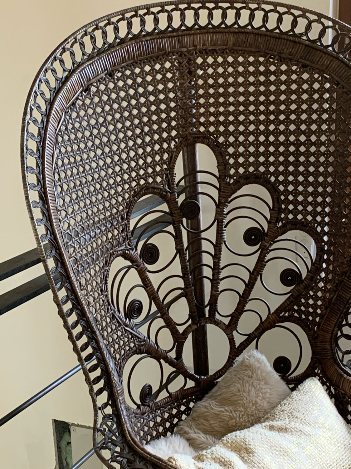 Emmanuelle rattan armchair