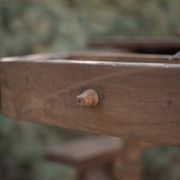 Table and benches set