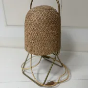Paleae Brasilis table lamp by Brunno Jahara & Ana Voss