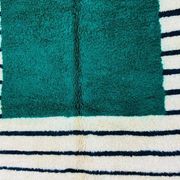 Handmade natural wool rug