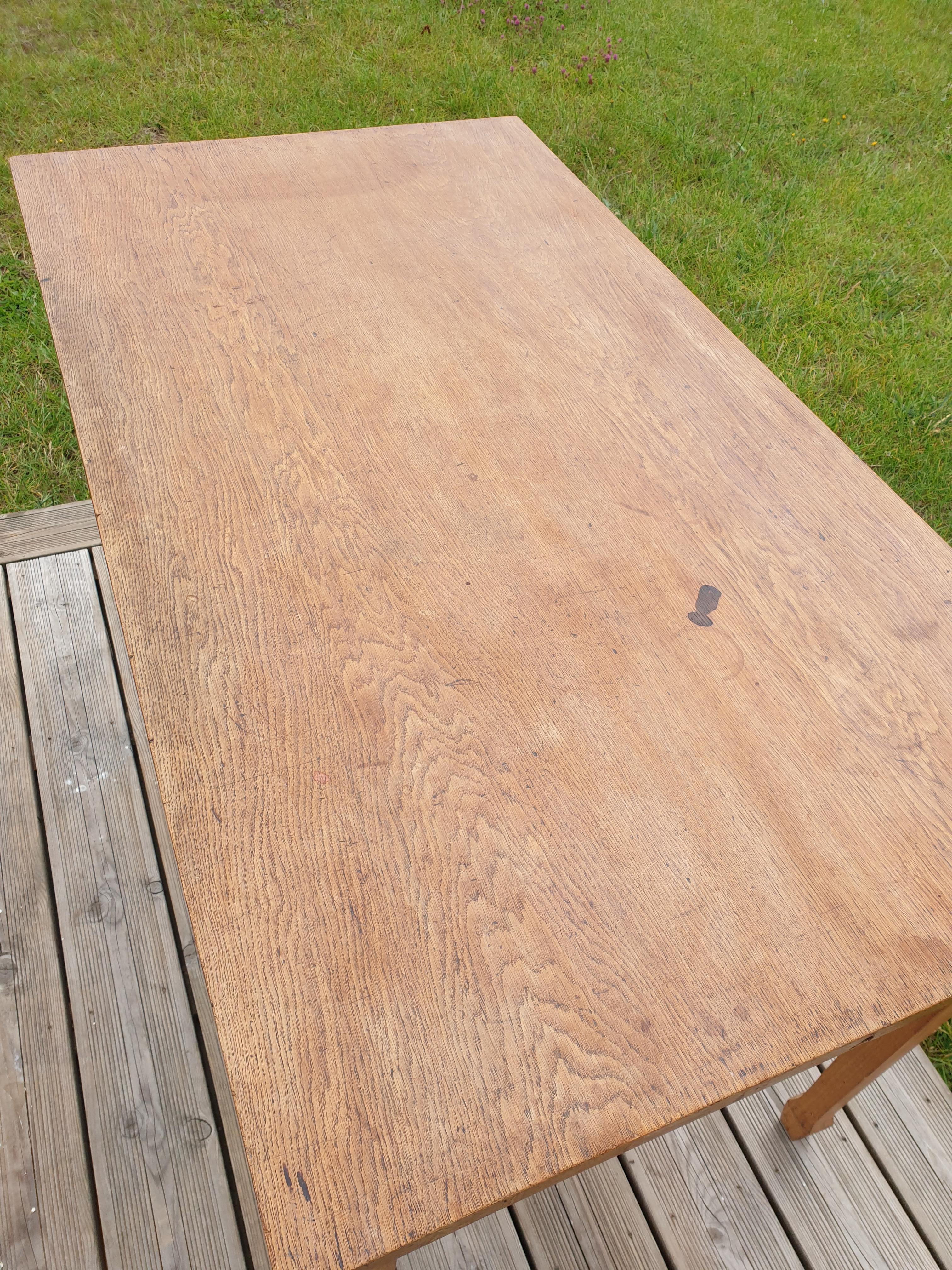 Farm table or oak desk 1960