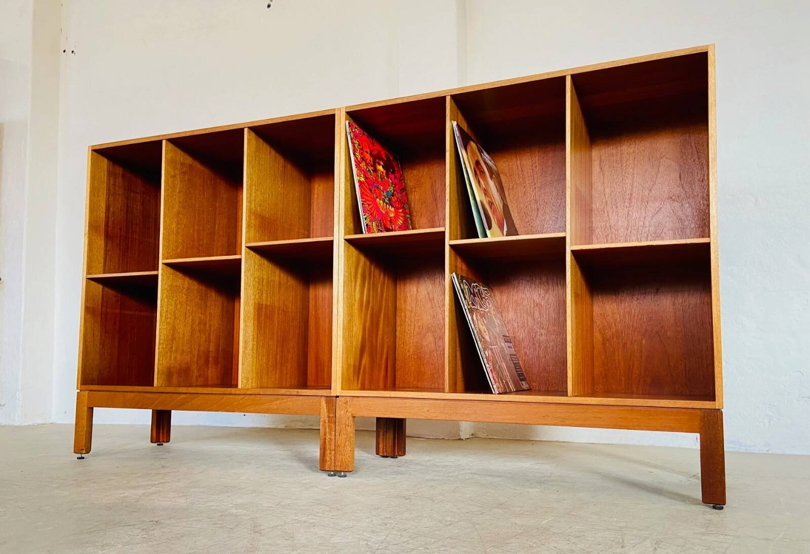Danish retro bookcases by Christian Hvidt & Orla Mølgaard for Søborg Møbelfabrik