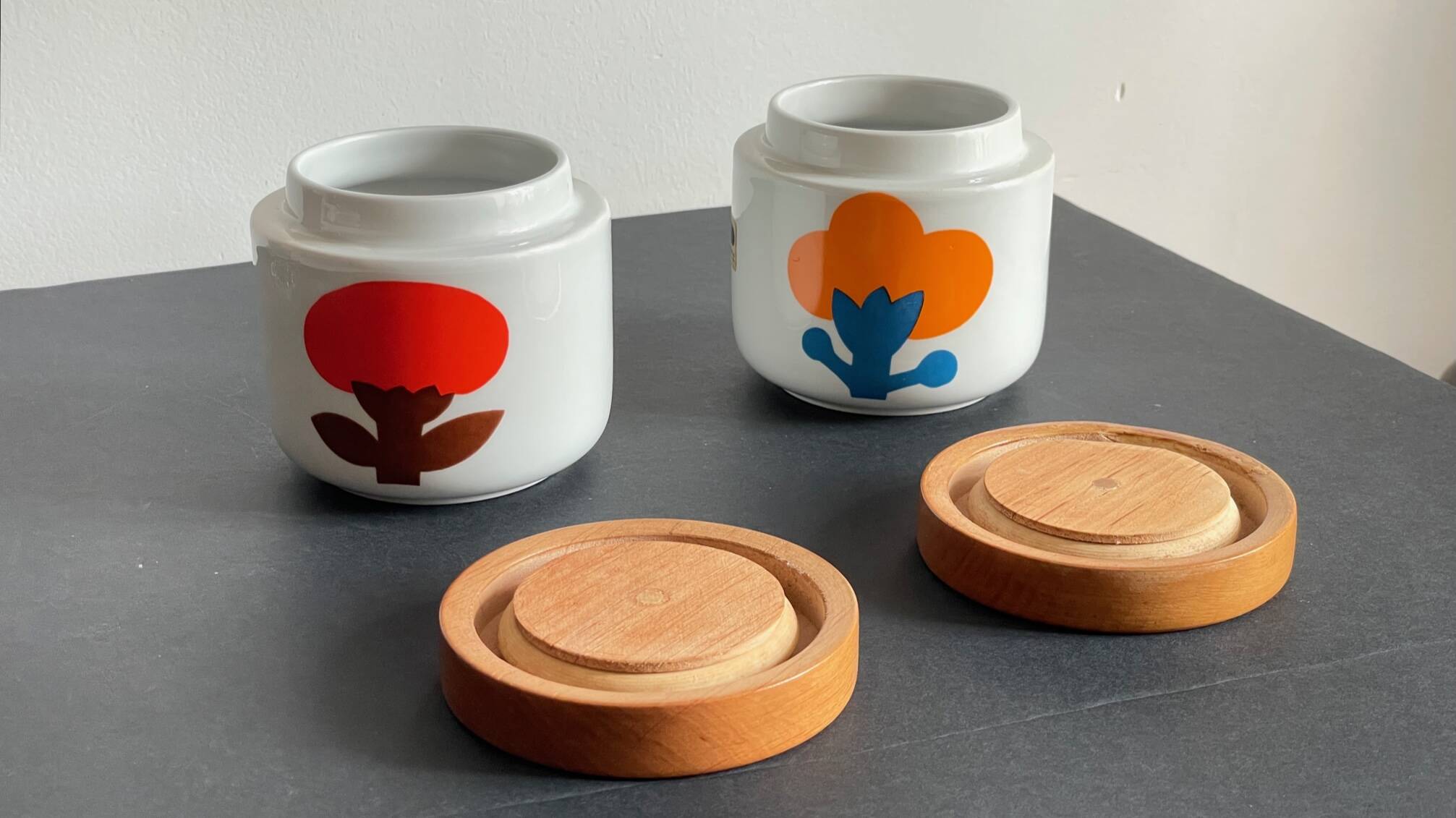 Jars franco pozzi - made in italy vintage