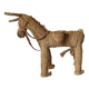 Braided straw donkey, popular art Spain, 1970s