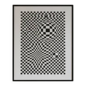Victor Vasarely d'après œuvre copusculaire