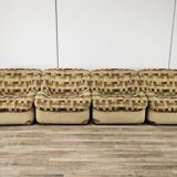 Modular fabric armchairs from the 1970s