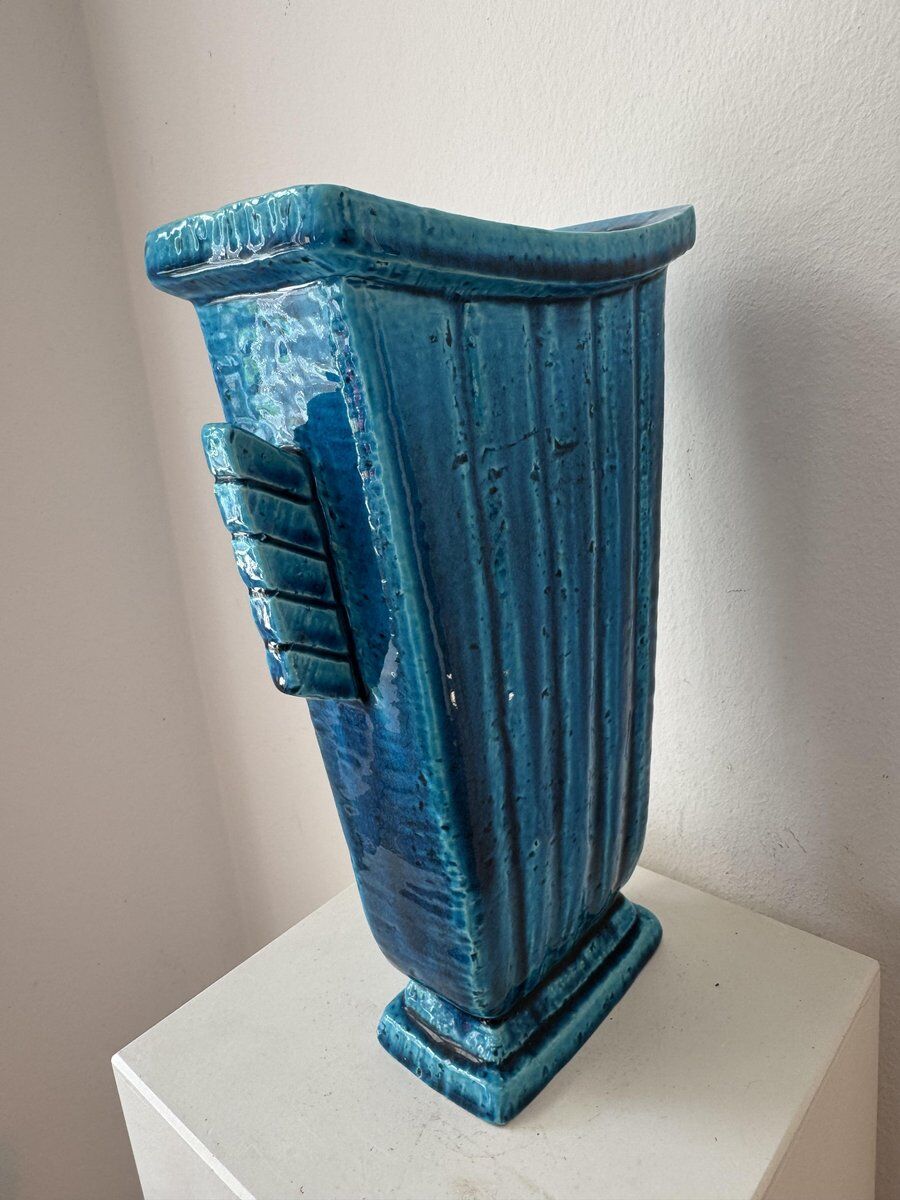 Mid-century chamotte vase by Gunnar Nylund for Rörstrand, Sweden, 1940