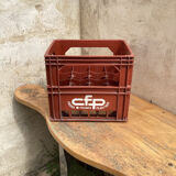 Casier à bouteille vintage caisse france plastique cfp