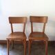 Lot de 2 chaises bistrot Baumann