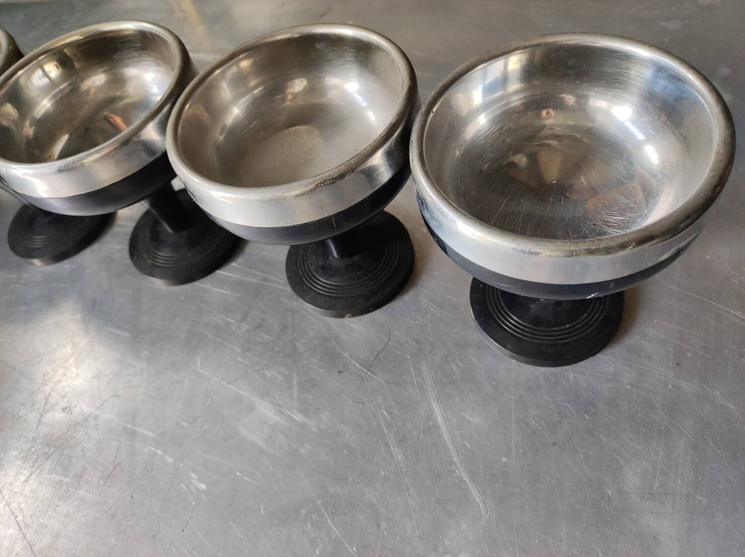 Vintage coupes à glace Morinox, 1970